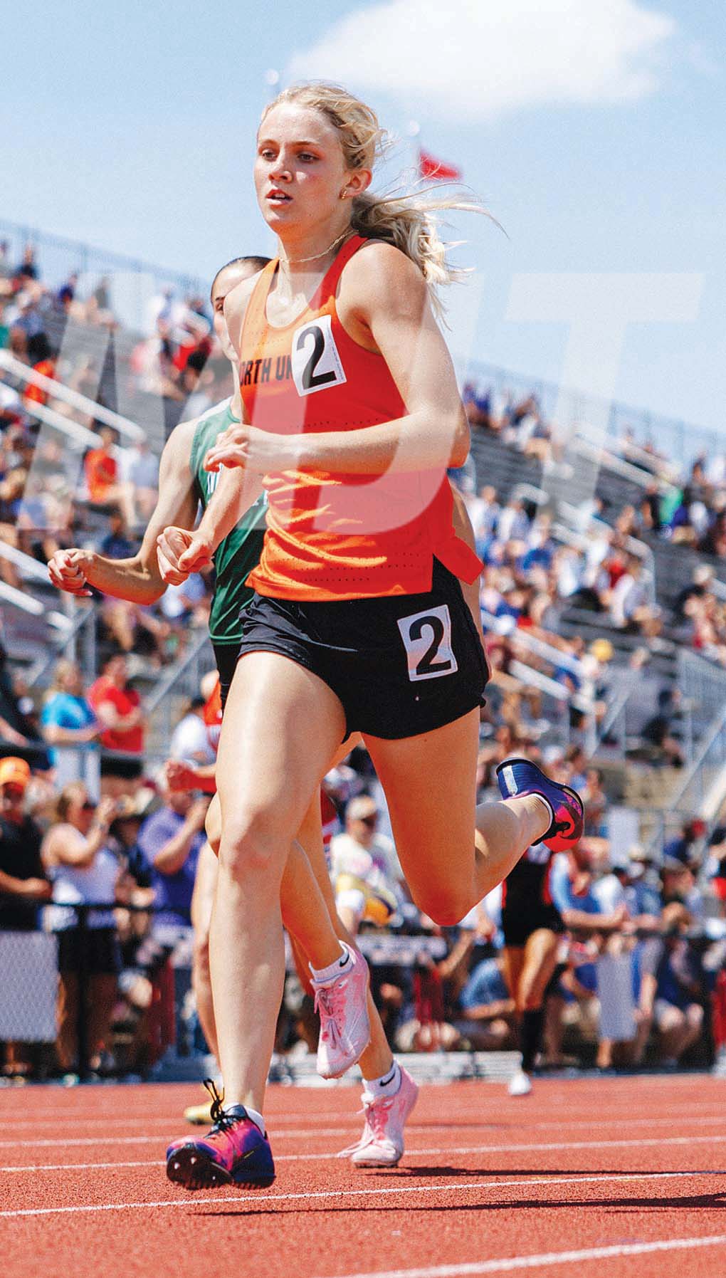North Union's Gabby Lindsey earns state medals in three events