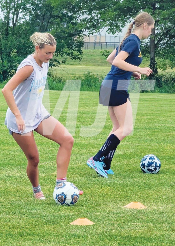 NU girls soccer team using summer work with eyes on continued improvement
