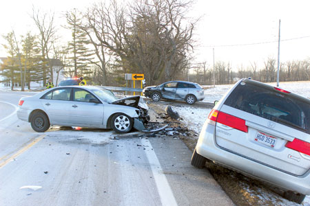crash vehicle three injured two county today marysville near